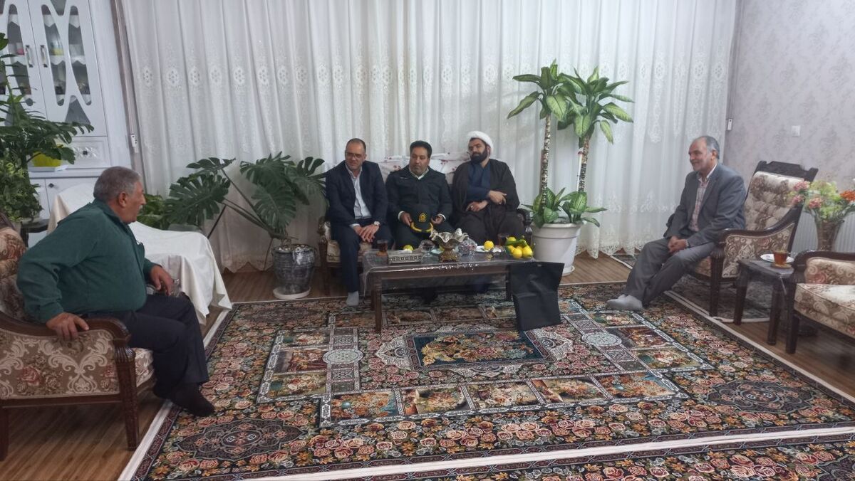 دیدار با بازنشسته عباس حسینی در شهرستان فریمان