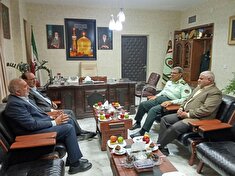 دیدار رئیس کانون بازنشستگان استان خراسان رضوی با فرمانده انتظامی استان