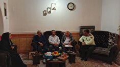 دیدار و سرکشی از مستمری بگیر انتظامی شهرستان کنگان، سمیه احمدی