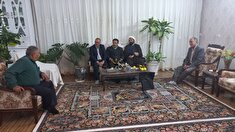 دیدار با بازنشسته عباس حسینی در شهرستان فریمان