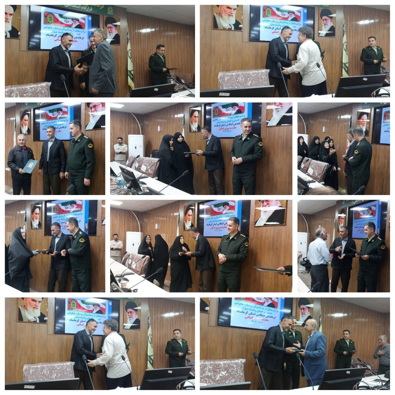 تجلیل از تعداد ۶۰نفر ازآقایان وخانم های بازنشسته(پرستاران پیشکسوت) ،مستمری بگیر(متوفیان قیود خدمتی )وتعدادی بازنشسته عادی ووظیفه بگیراستان کرمانشاه.