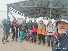 صعود گروه کوهنوردی پیشکسوتان انتظامی شهرستان تبریز به قله ۳۳۴۰ متری علی علمدار شهرستان مرند