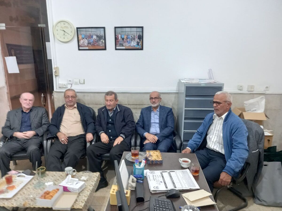 بازدید از دفتر نمایندگی کانون‌ بازنشستگان انتظامی شهرستان تنکابن و عباس آباد