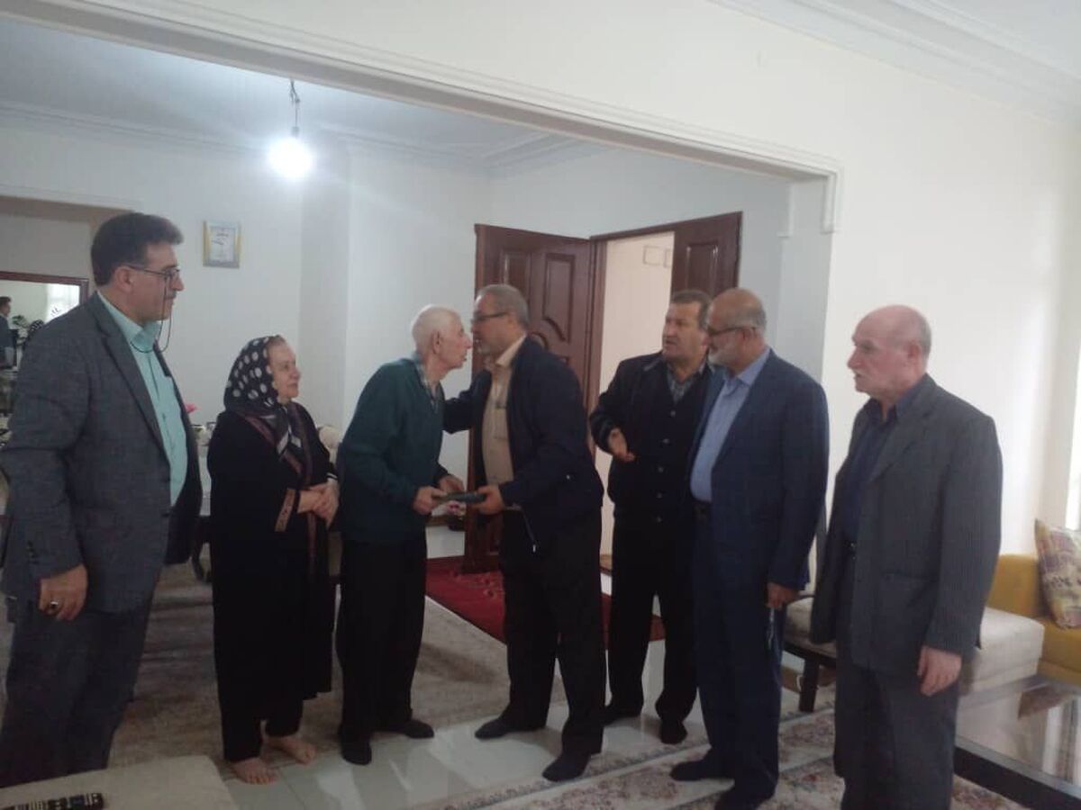 دیدار با پیشکسوت  محرمعلی ناظریان در شهرستان تنکابن