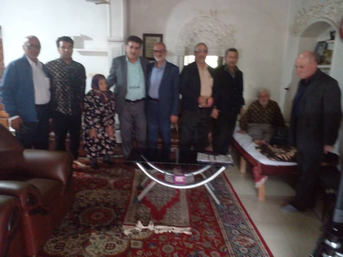 دیدار با پیشکسوت  علی بابا غلامی در شهرستان تنکابن