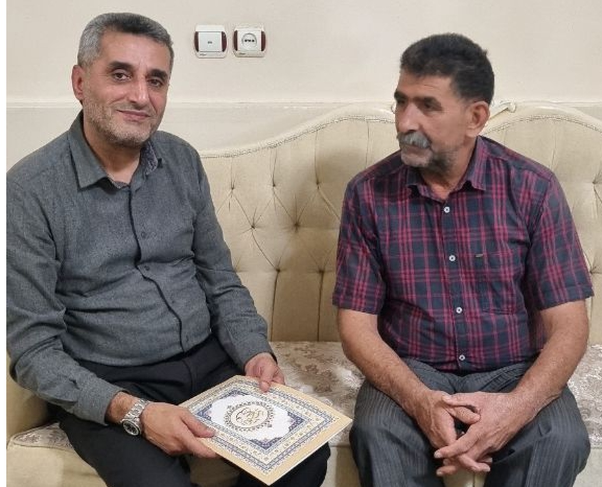 دیداراز پیشکسوت انتظامی سید نصیر موسوی گرمستانی در شهرستان ساری