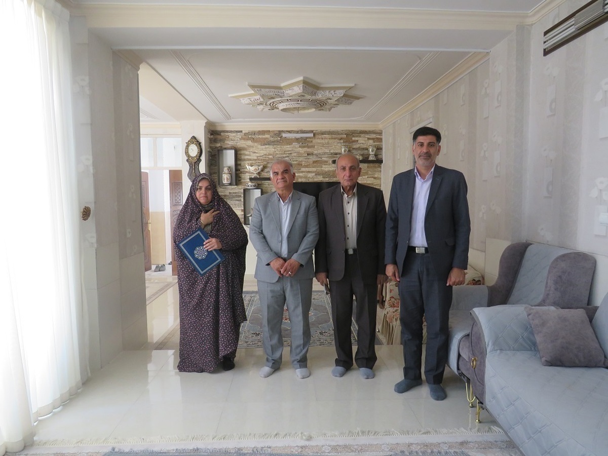 دیدار با مستمری بگیر سرکار خانم سیمین رعد آبادی