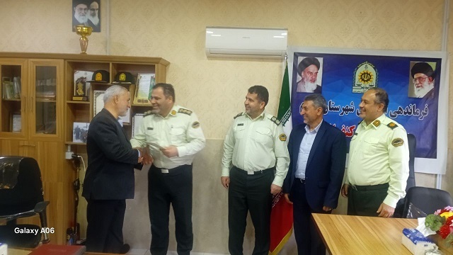 دیدار و نشست صمیمی فرمانده انتظامی شهرستان خمام با پیشکسوت شهرستان