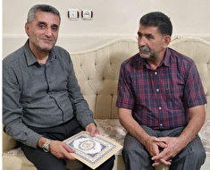 دیداراز پیشکسوت انتظامی سید نصیر موسوی گرمستانی در شهرستان ساری