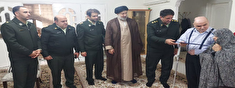 دیدار و تجلیل از وظیفه بگیر جانباز یوسف علیزاده در شهرستان بابلسر