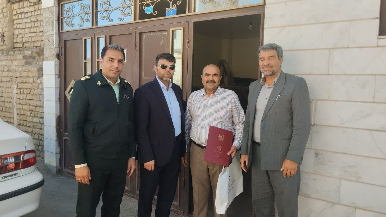 دیدار با دو پیشکسوت انتظامی در شهرستان شیروان