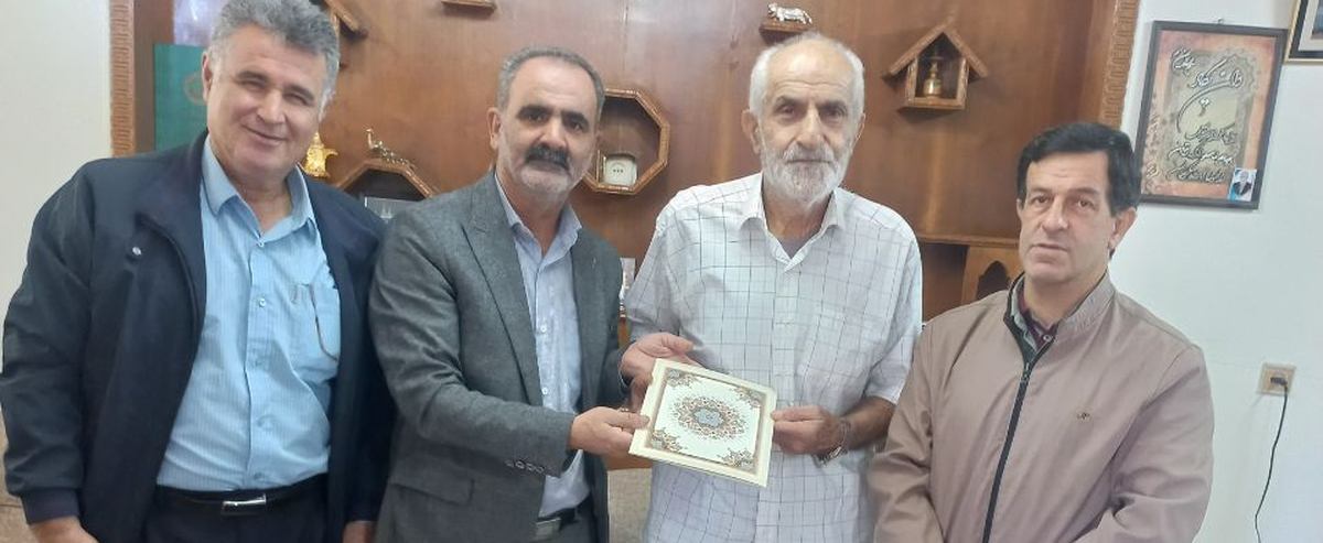 دیدار با پیشکسوت  علی افراه در شهرستان آمل