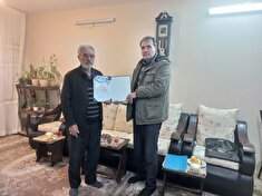 دیداربا۵ نفر بازنشسته فراجا در شهرستان گلبهار