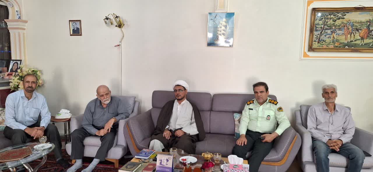 دیدار و عیادت از سرتیپ بازنشسته محمد کمالی در شهرستان مرند