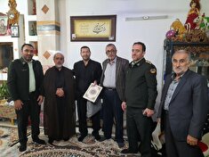 دیدار باپیشکسوت انتظامی محمد رضا عباسی در شهرستان محمودآباد