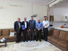 دیدار صمیمی با بازنشسته جناب آقای احمد باقری اناری