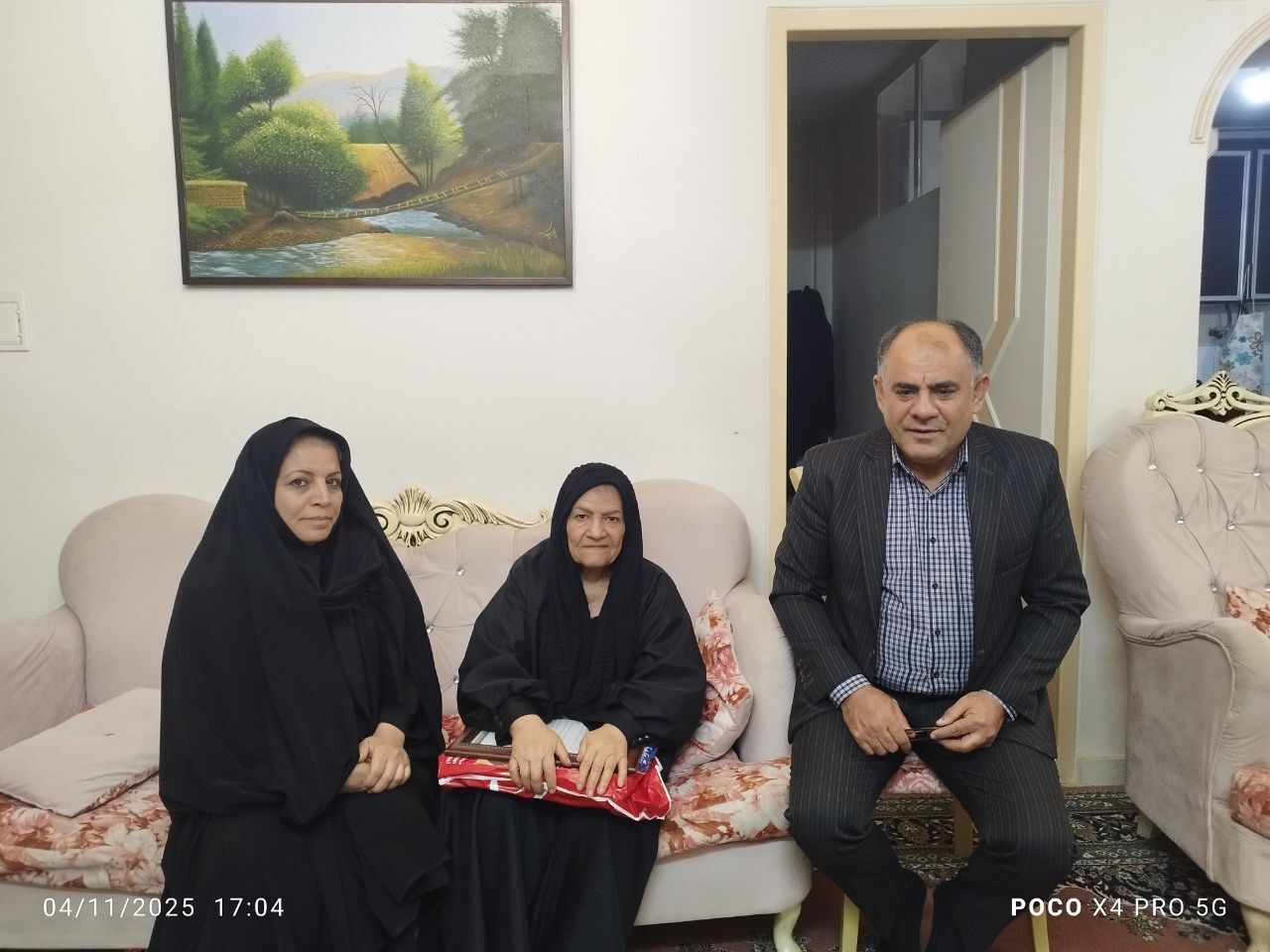 دیدار مدیر ارشد اداره بازنشستگی نیروهای مسلح استان البرز با 5 نفر از مستمری بگیران فراجا استان البرز