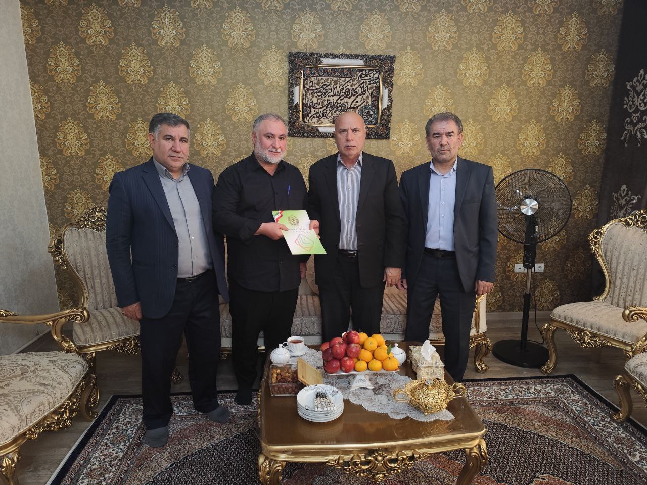 دیدار با 7 تن از بازنشستگان و مستمری بگیران استان اردبیل