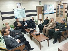 نشست رئیس کانون بازنشستگان و نماینده مجمع با فرمانده انتظامی شهرستان ماهشهر