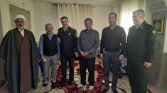 دیدار و تجلیل از بازنشسته غلامرضا فلاح سارمی در شهرستان نکا