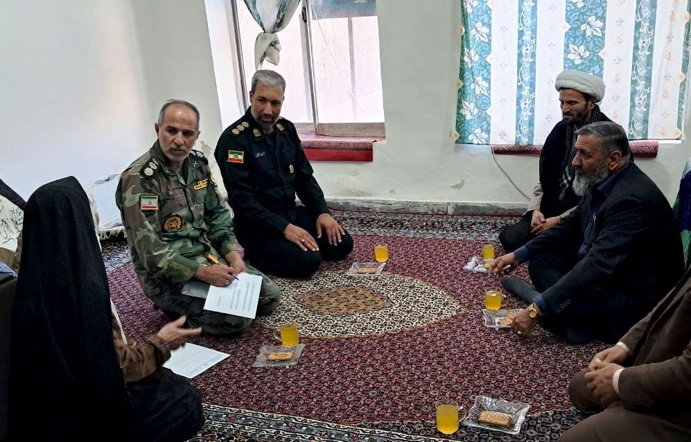 دیدار با خانواده پیشکسوتان‌متوفی شهرستان نهبندان