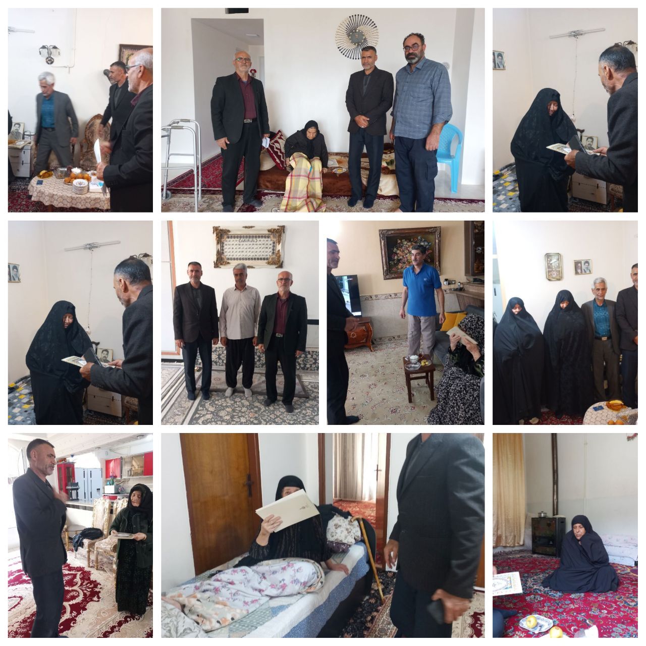 دیدار با 10 مستمری بگیر شهرستان هرسین