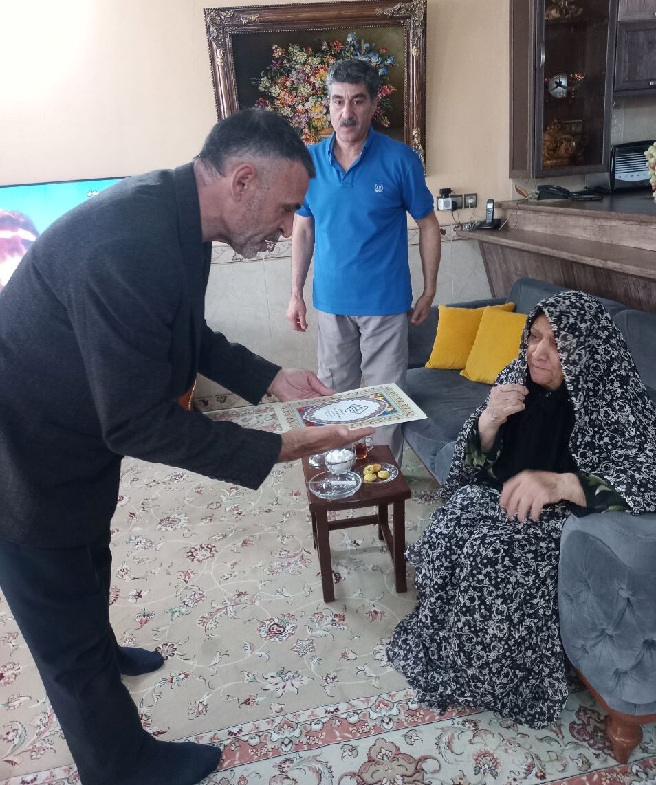 دیدار با 10 مستمری بگیر شهرستان هرسین