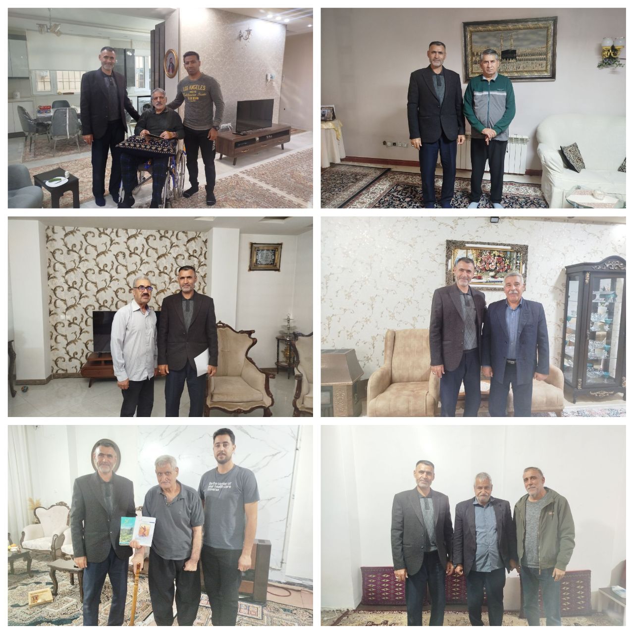 دیدار با 6 بازنشسته شهرستان کرمانشاه