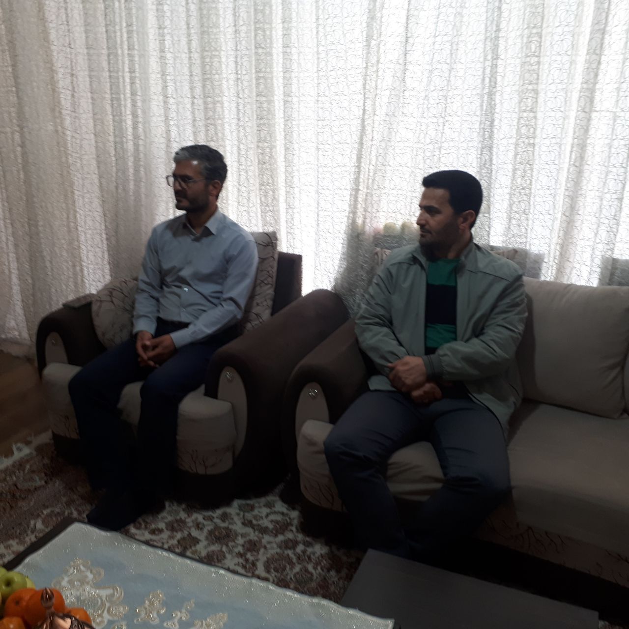 دیدار و سرکشی از 2 پیشکسوت بازنشسته در شهرستان خمین