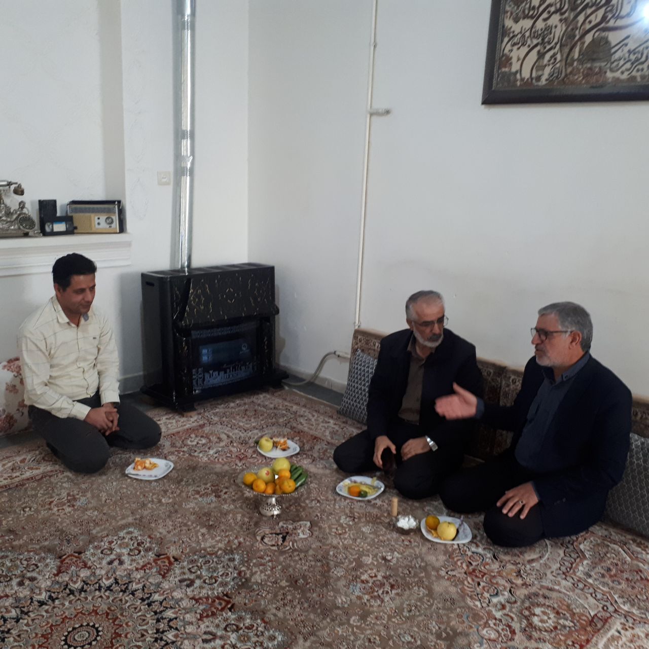 دیدار و سرکشی از 2 پیشکسوت بازنشسته در شهرستان خمین