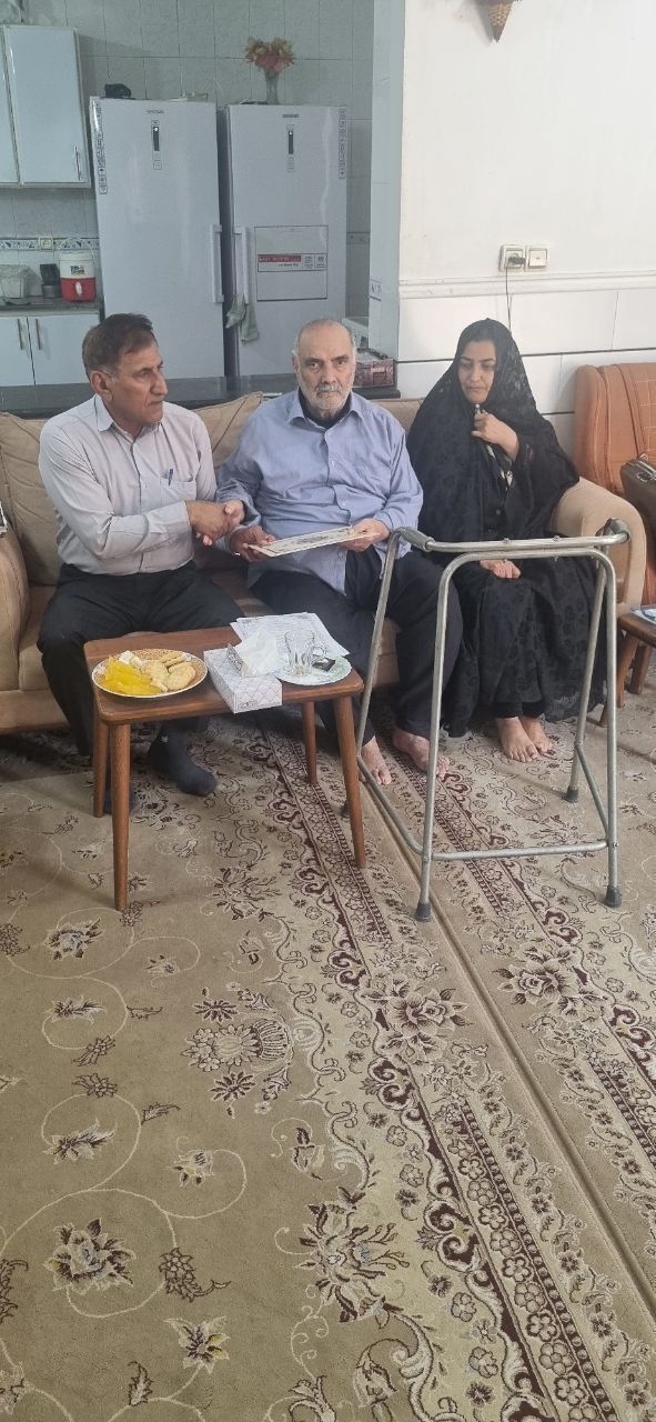 دیدار با 8 نفر از بازنشستگان و مستمری بگیران شهرستان بهبهان
