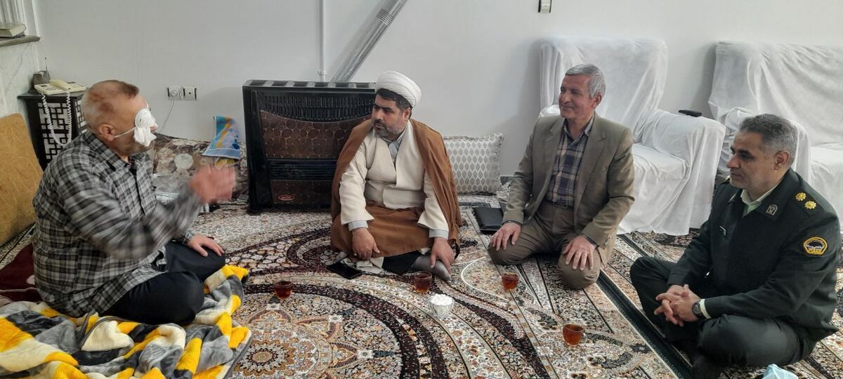 دیدار با ۴ نفر از پیشکسوتان درشهرستان قوچان