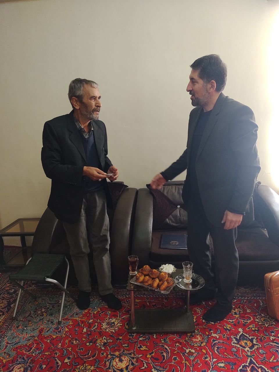 دیدار و ملاقات با 5 بازنشسته همدان