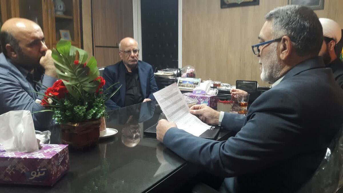 جلسه هم اندیشی با رئیس اداره اوقاف شهرستان ورامین