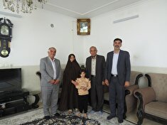 دیدار با مستمری بگیر سرکار خانم صدیقه تقیه