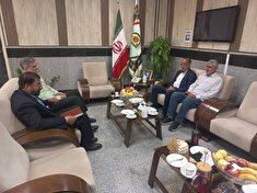 دیدار با سردار سرتیپ جاویدان فرمانده محترم انتظامی استان هرمزگان