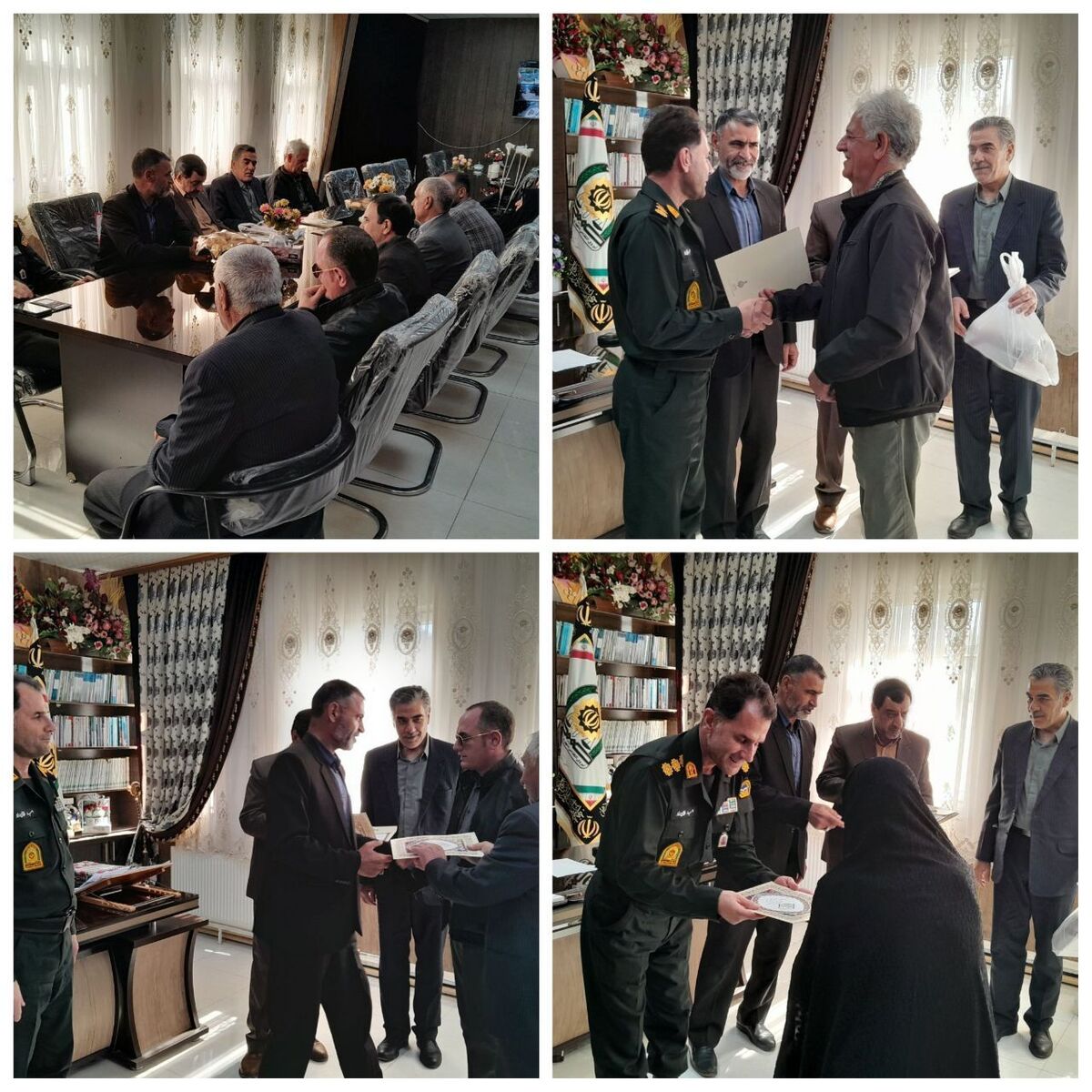 دیدار با ۱۰پیشکسوت بازنشسته ومستمری بگیر شهرستان سنقر