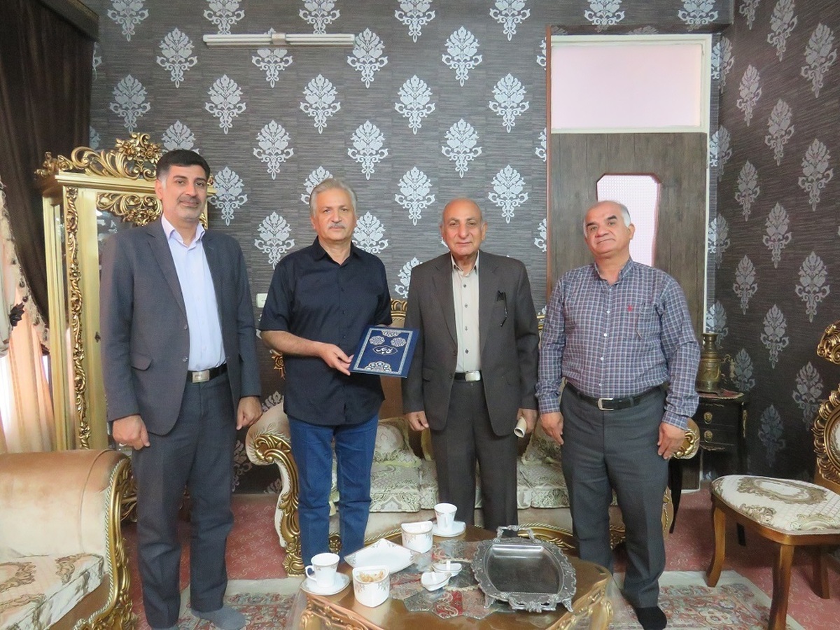 دیدار صمیمی با بازنشسته جناب آقای محمدرضا عوض بخش گدنه