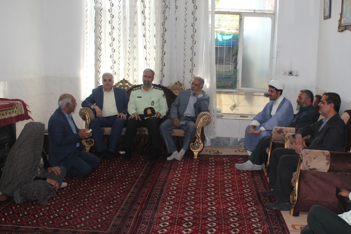 دیدار با خانواده پیشکسوتمتوفی مرحوم علی کشاورز