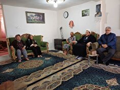 دیدار با مستمری بگیر شهرستان رودبار