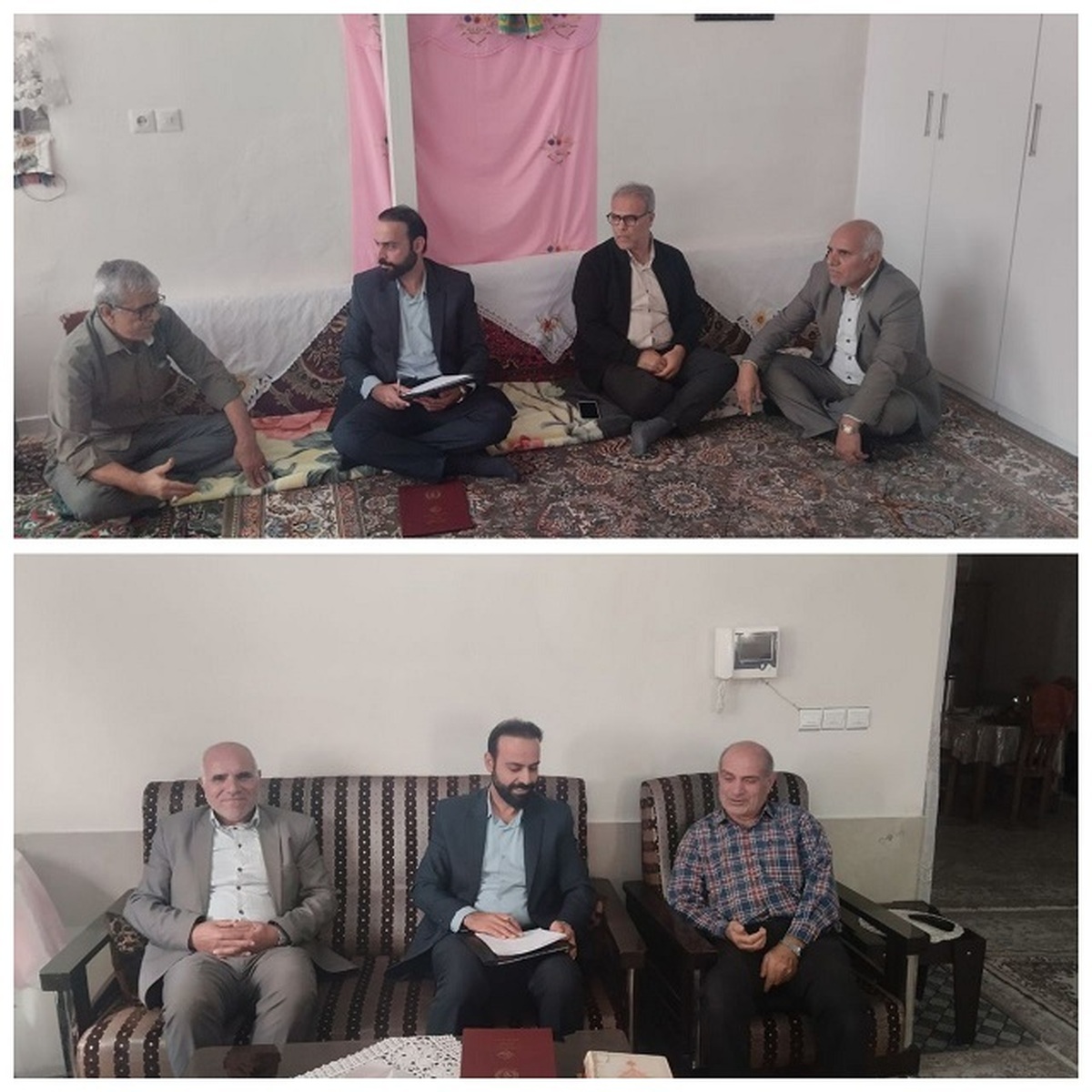 دیدار با دو پیشکسوت انتظامی در شهرستان شیروان