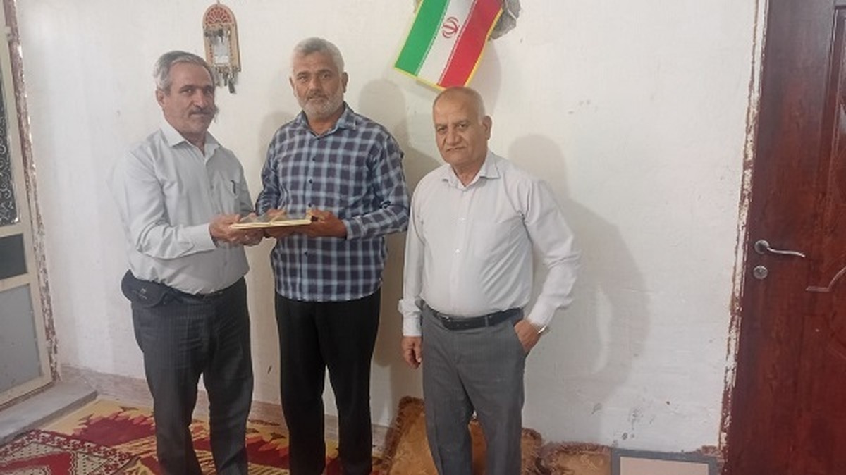 دیدار و سرکشی از پیشکسوت انتظامی شهرستان دشتی، محمود غریبی