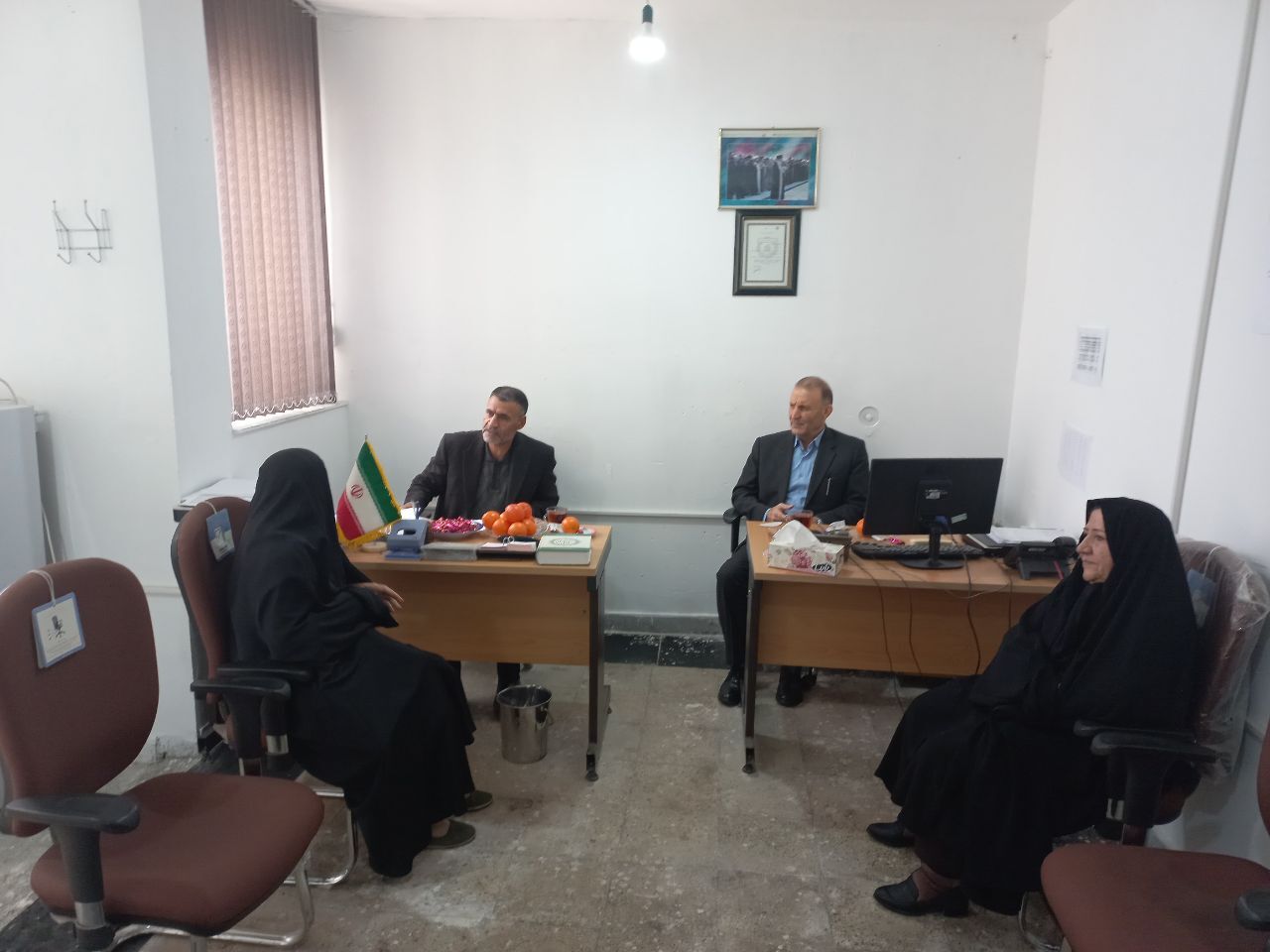 دیدار با ۷ مستمری بگیر شهرستان کنگاور . دیدار با ۷ مستمری بگیر شهرستان کنگاور .