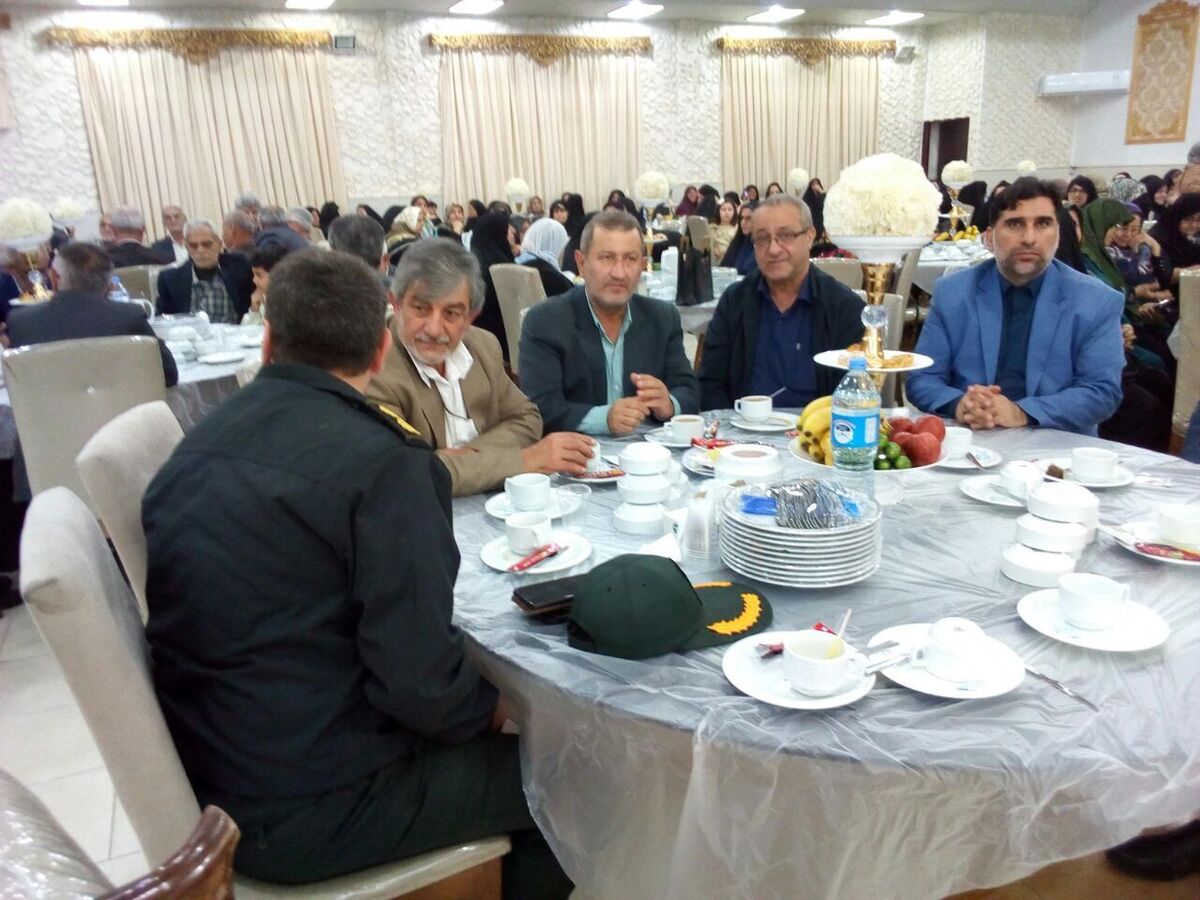 برگزاری ضیافت خانوادگی بازنشستگان نیروهای مسلح شهرستان جویبار