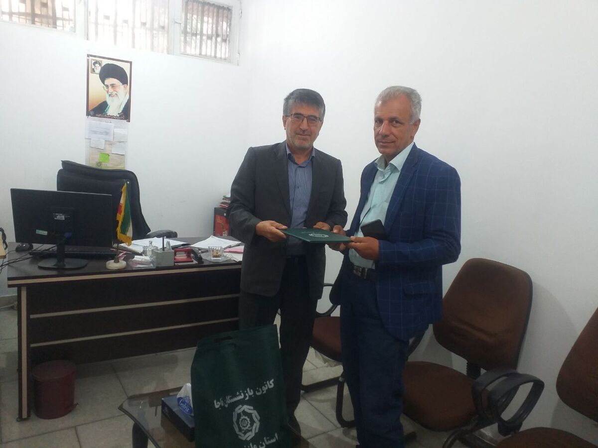 دیدار و تجلیل از پیشکسوت موسی پولادی در شهرستان چالوس