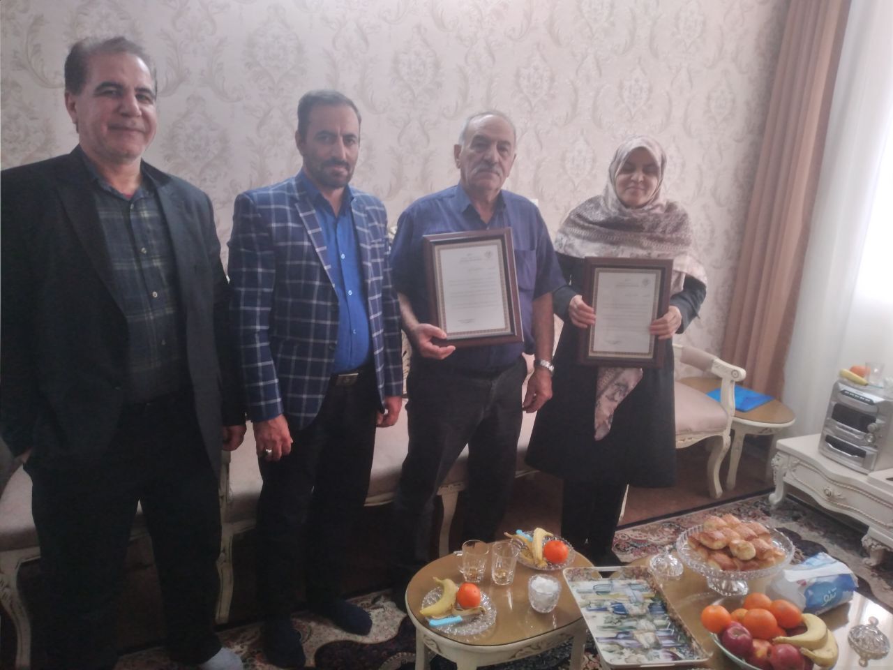 دیدار با 4 نفر از بازنشستگان فراجا استان البرز