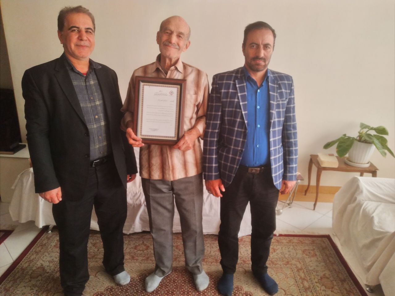 دیدار با 4 نفر از بازنشستگان فراجا استان البرز