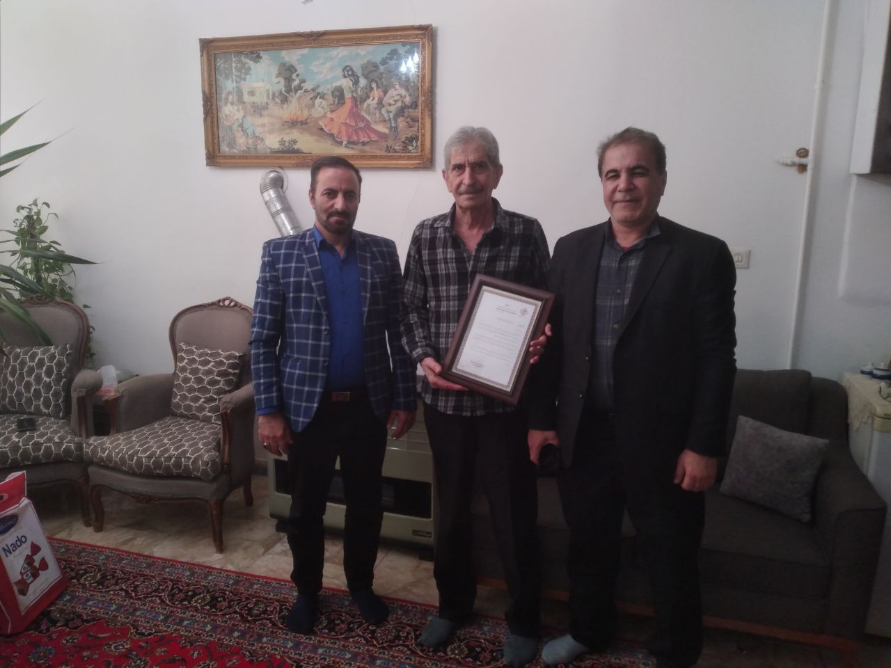 دیدار با 4 نفر از بازنشستگان فراجا استان البرز