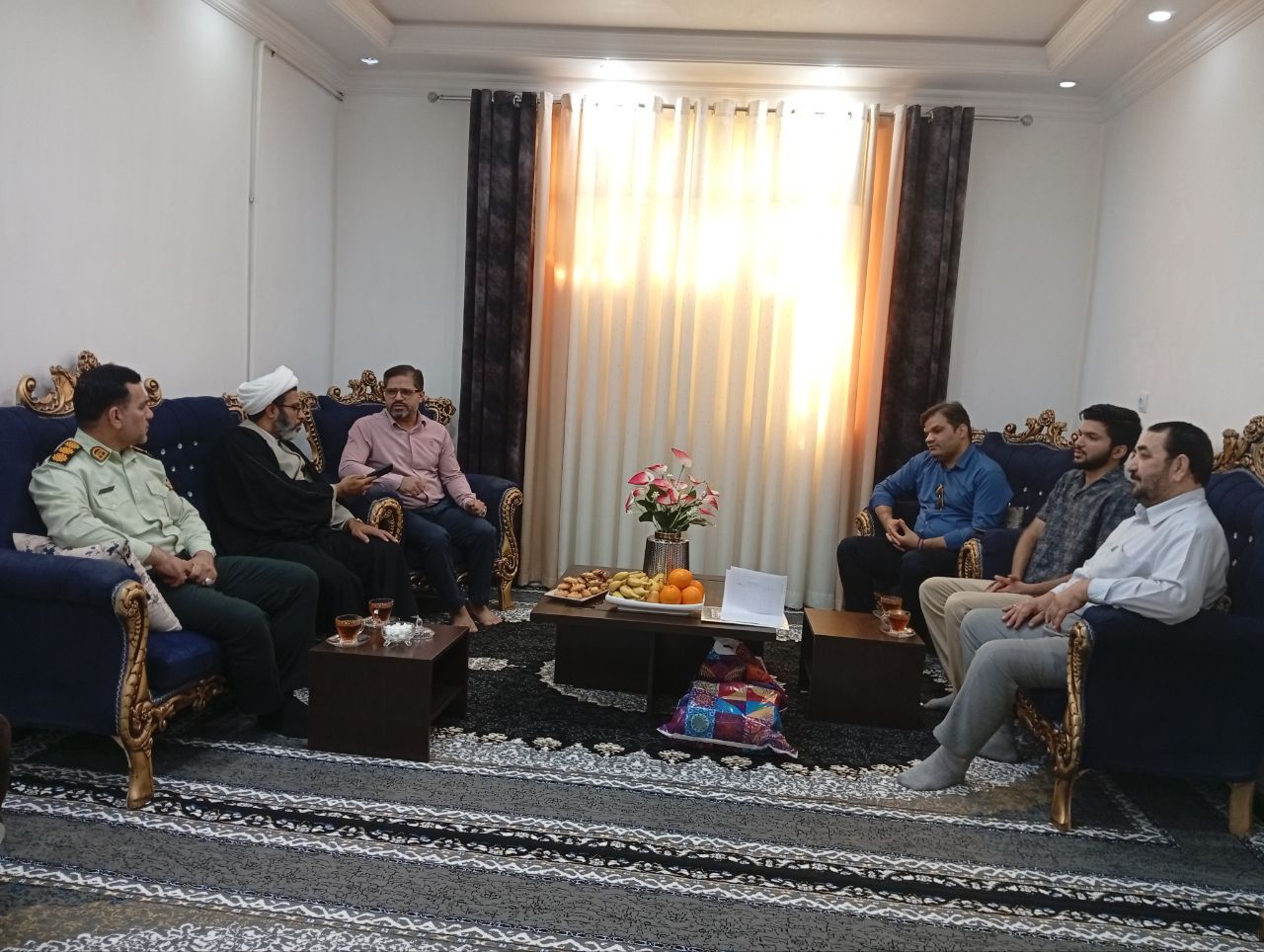 دیدار با 2 نفر از بازنشستگان وبیمار بستری در منزل شهرستان خرمشهر