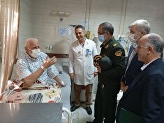 دیدار با ۱۲ عضو وابسته ومستمری بگیردرشهرستان گرگان